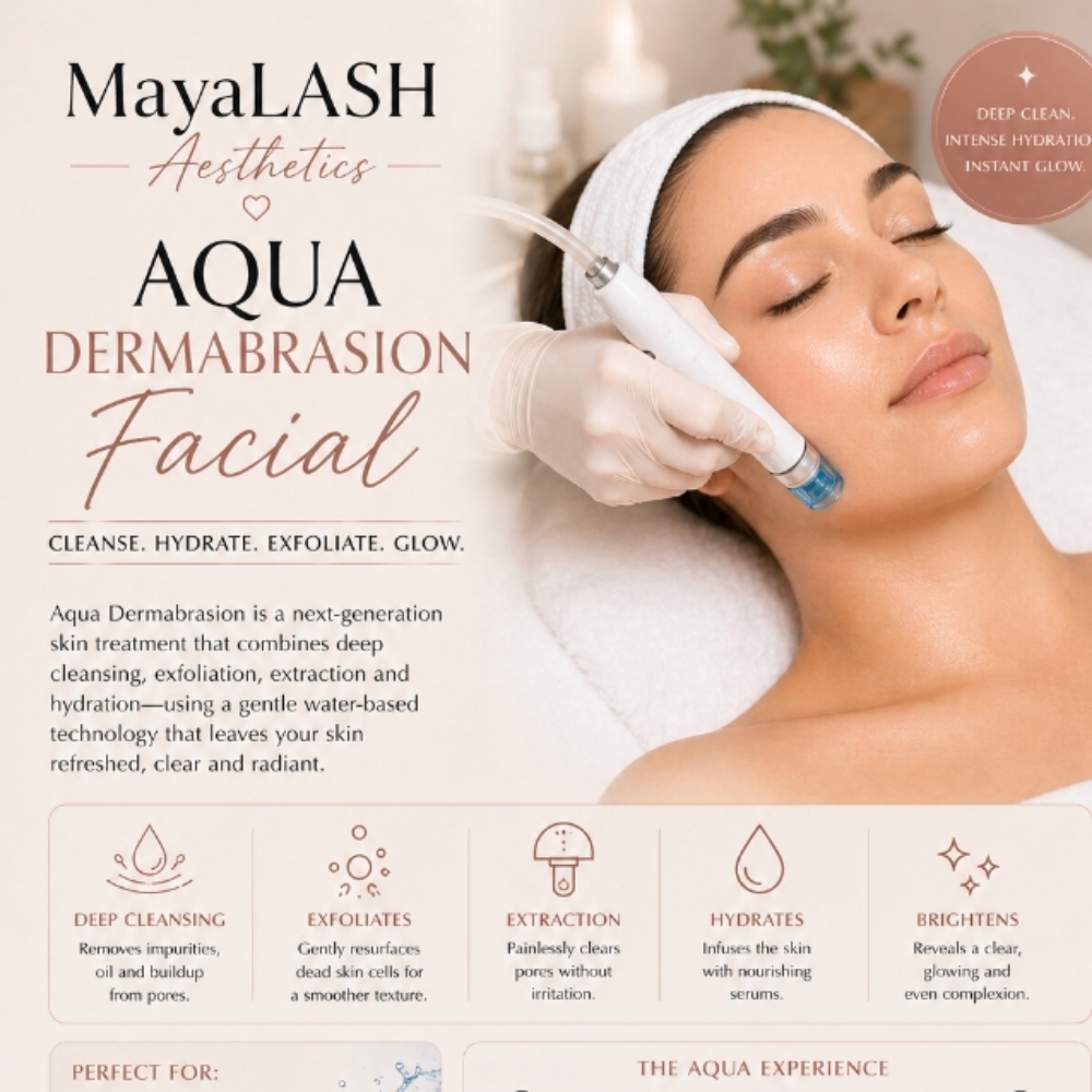 Aqua Micro-Dermabrasion at MayaLASH Aesthetics| Professional Lash Lifts & Facials in Norwood, MA in Norwood, MA