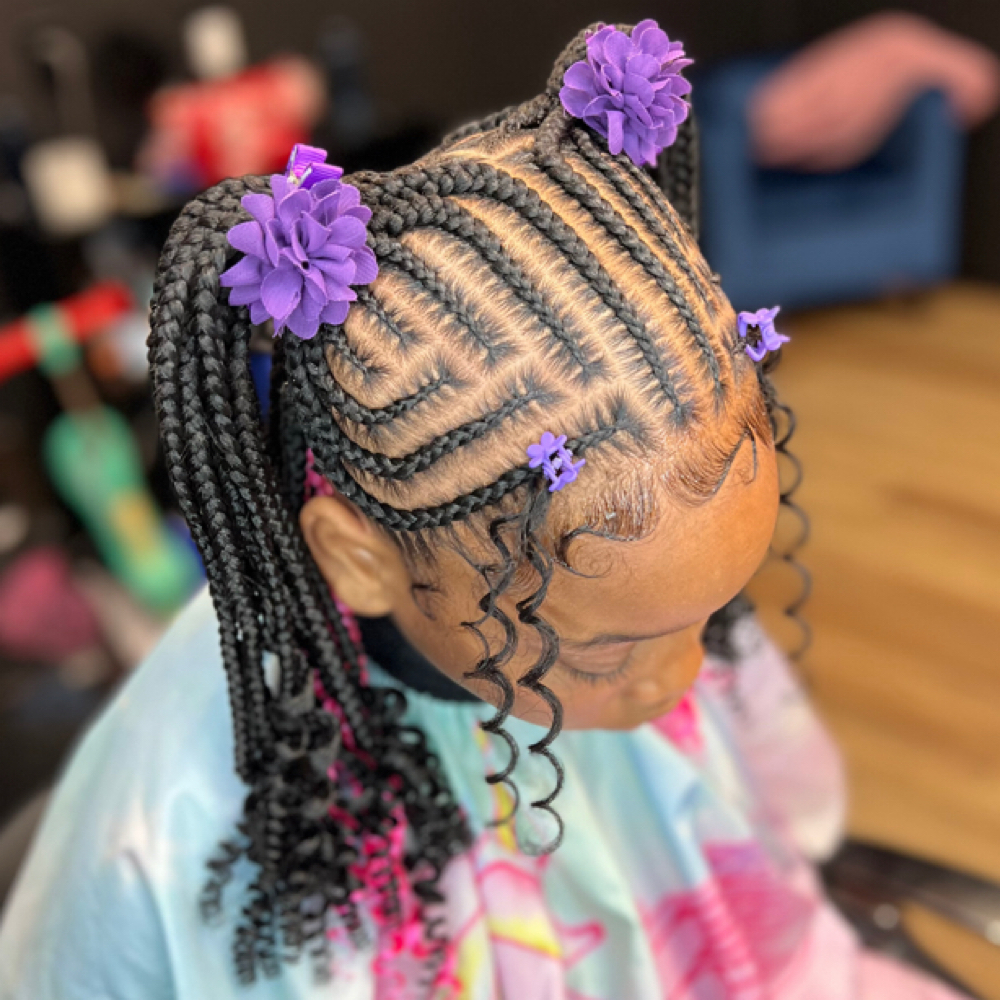 Fulani Braids at The Butterfly Effect Salon in Chattanooga, TN