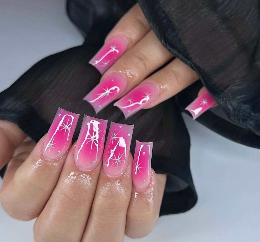 Medium Full Set Of Acrylic nails