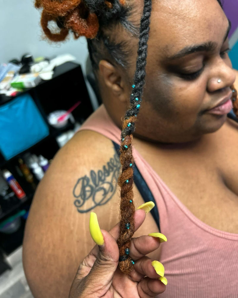 Loc Sprinkles Add On Up To 5 Locs