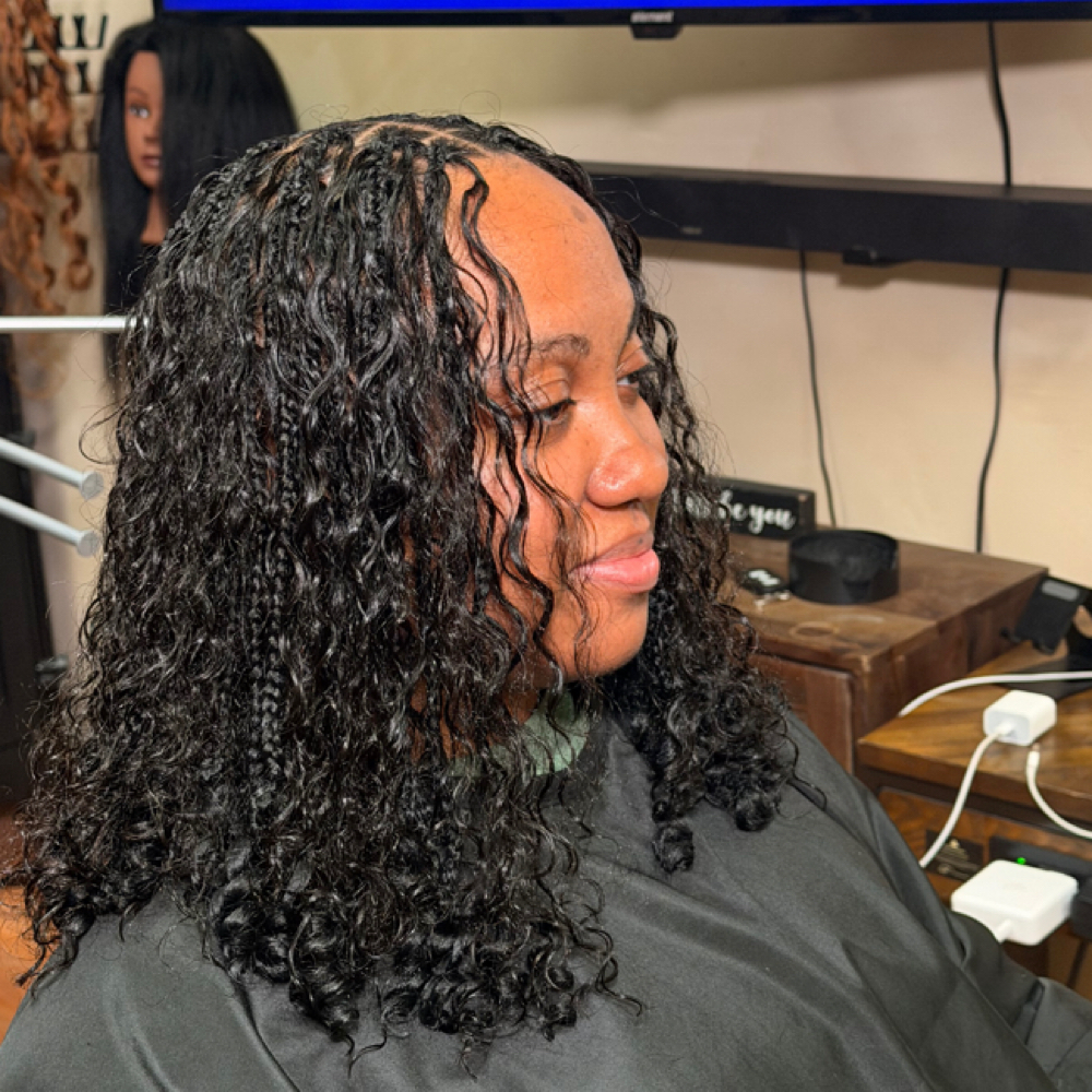 SMedium Boho Knotless BOB at JCTouch Salon in Parkville, MD