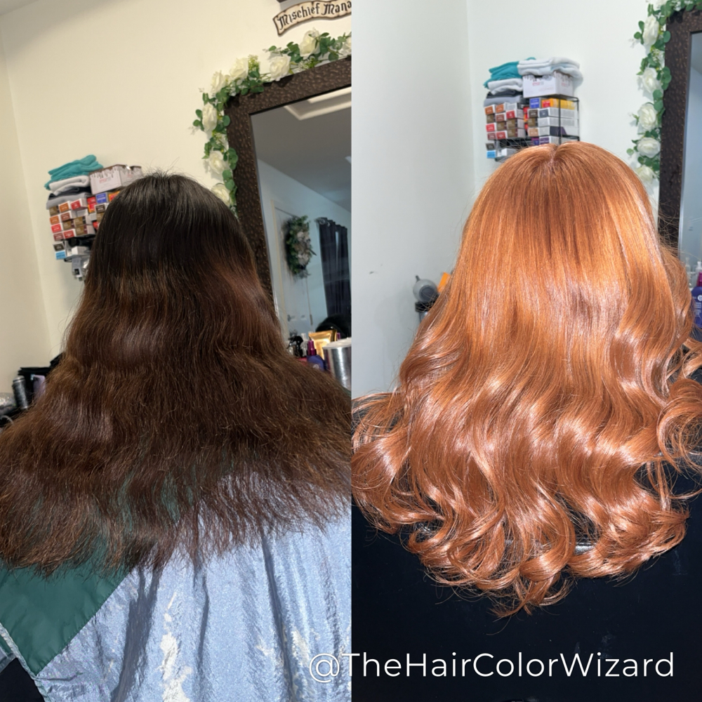 The Haircolor Wizard Transformation
