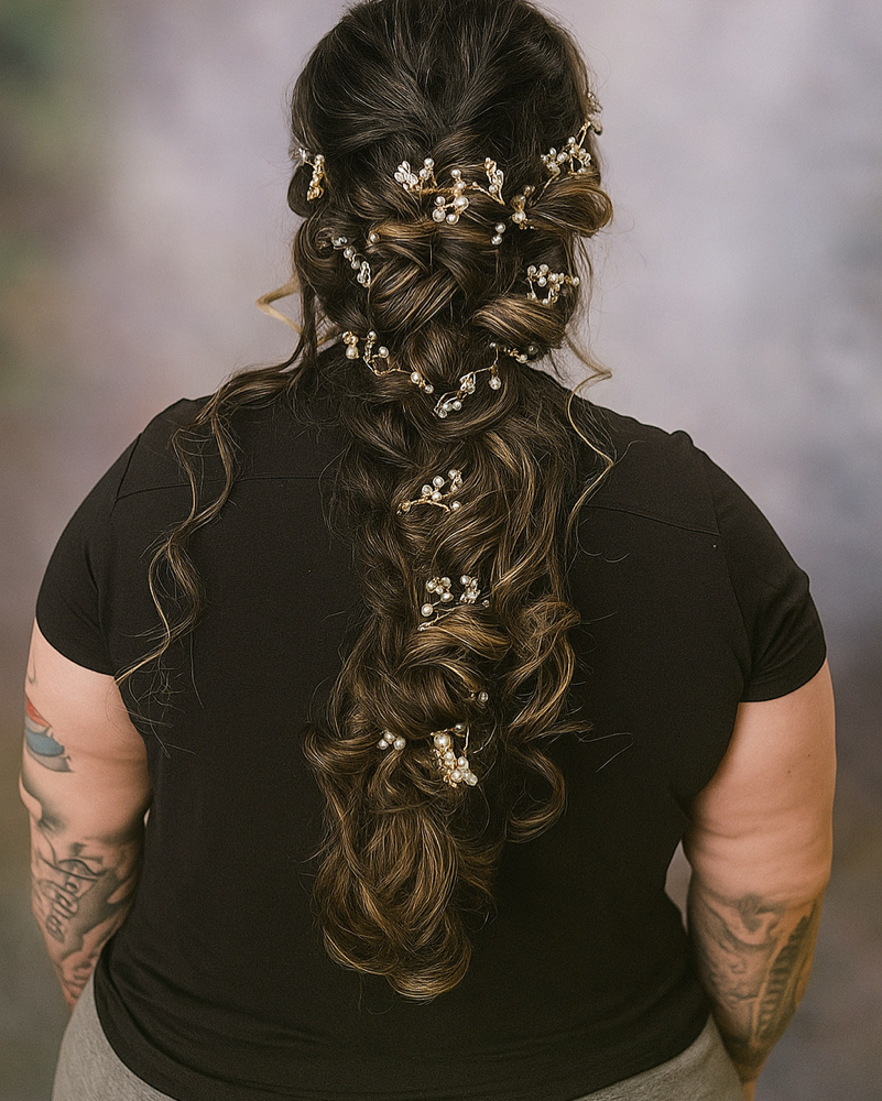 Updo/hairstyle