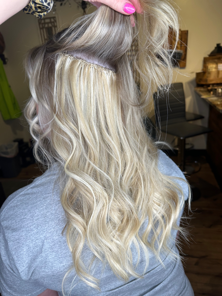 Hand Tied Extensions at TMI at The Hair Company in Lansing, MI