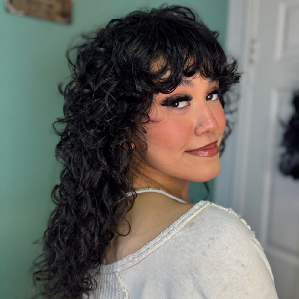 Curly/Wavy Cut at @Tatifadezz in Grand Prairie, TX