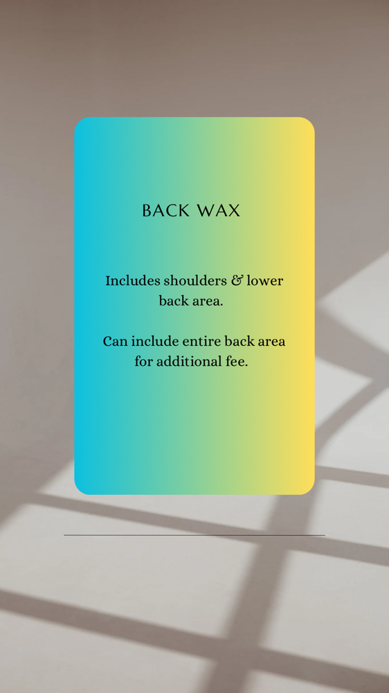 Back Wax