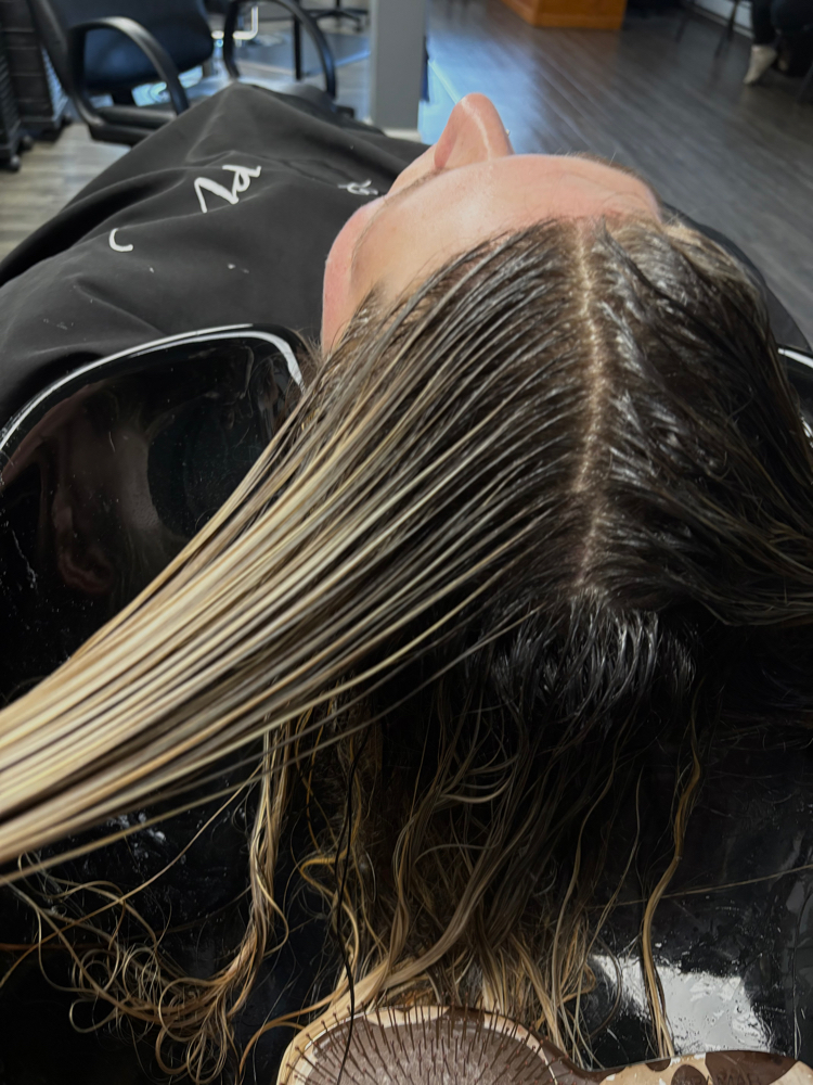 Hair glossing treatment at Hair by Brooklynn in Flat rock, MI