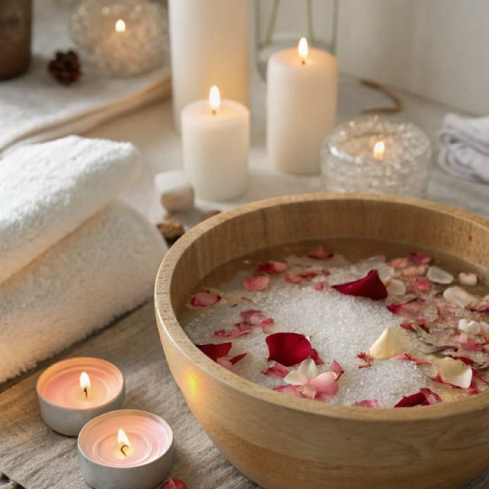 Haven Petal & Flame Lux Manicure at Haven Day Spa LLC in Cleveland, TN