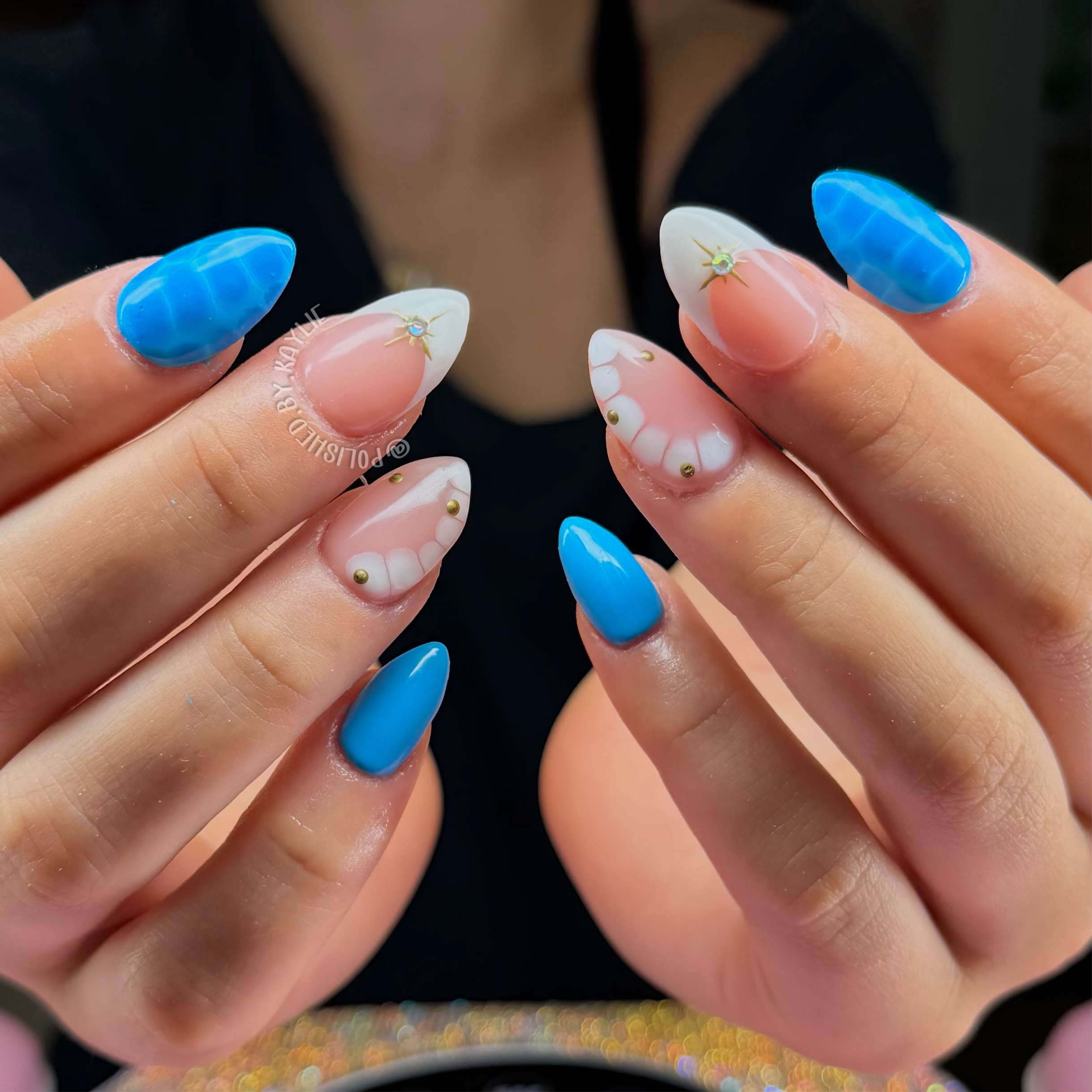 Gel-X Set W/ Moderate Design at Fig + Poppy Beauty Studio in Leominster, MA