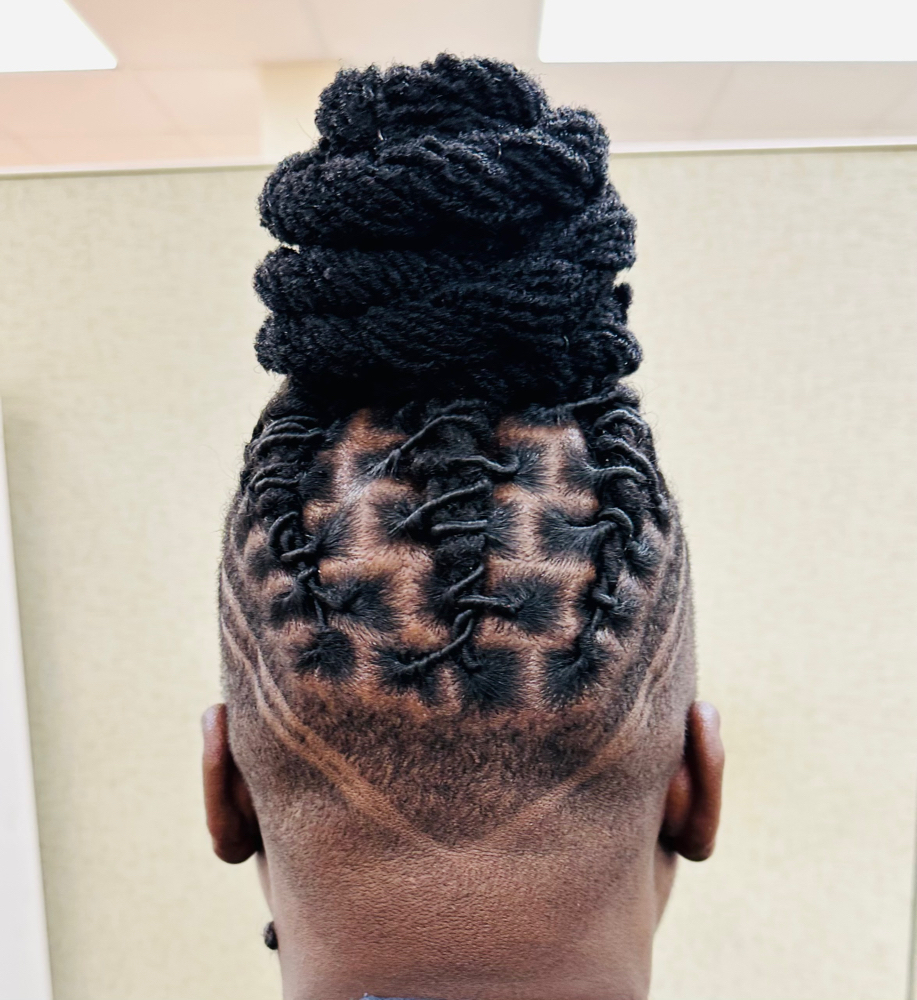 Partial Starter Locs Coil/2strand at Natural Iz Me in Fredriksted, VI