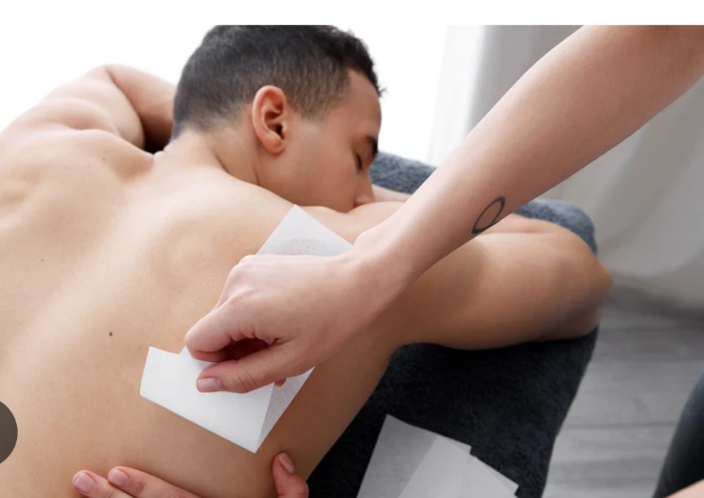 Back, shoulders & neck wax