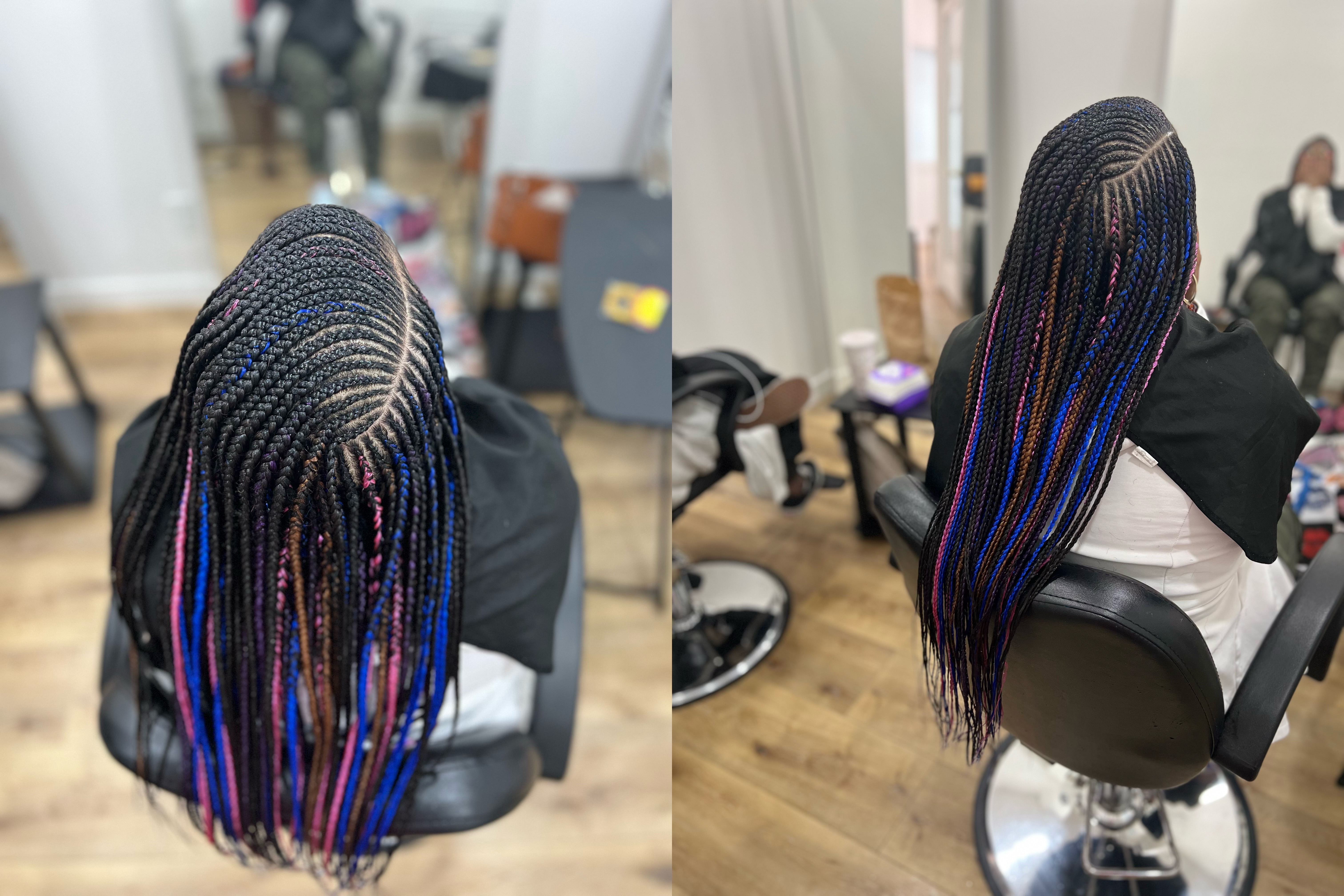 Three Rows Feed in at Michou  HairBraiding in Anaheim, CA