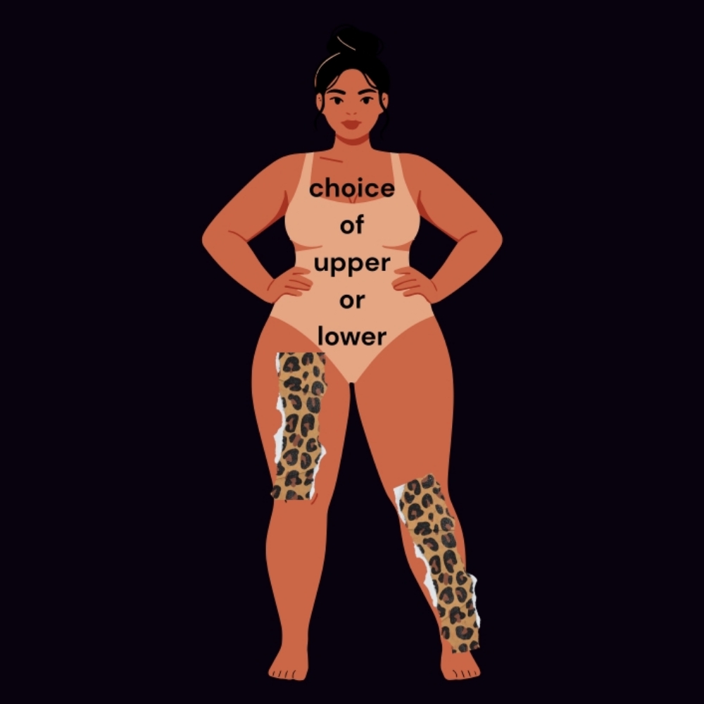 Leg Partial at Pink Collar Wax LLC in worcester, MA