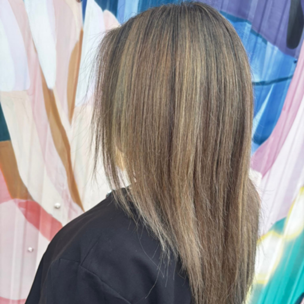 FULL HIGHLIGHT/ALL OVER COLOR at elly sowell in Bay City, TX