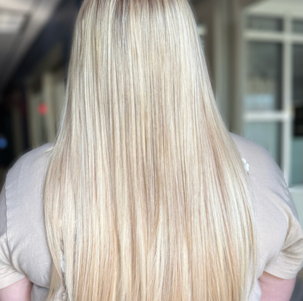 Straight & Sleek Style at Signature Designs Hair Studio in Wapakoneta, OH