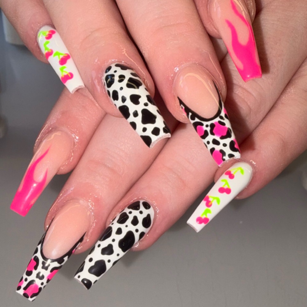 Freestyle Full Set at Nails By G in Pittsburgh, PA