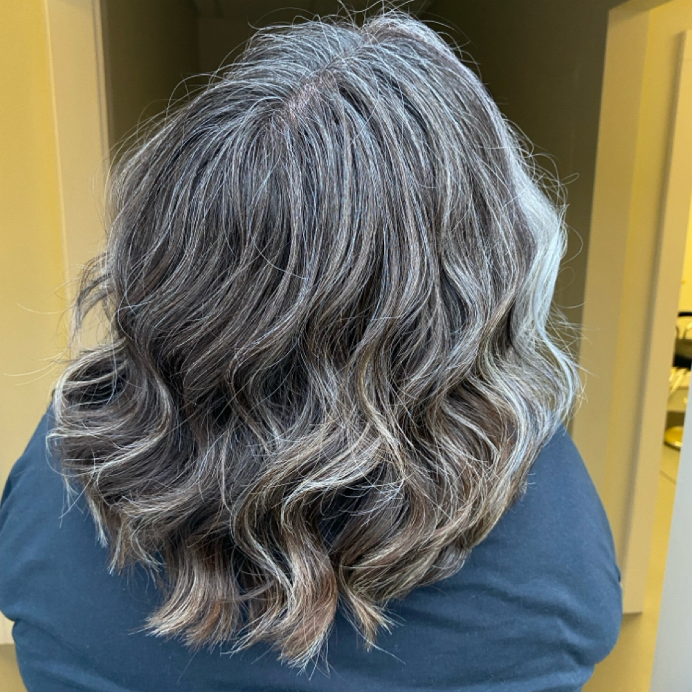 Grey Blending at Expressions Salon & Studio in Anniston, AL