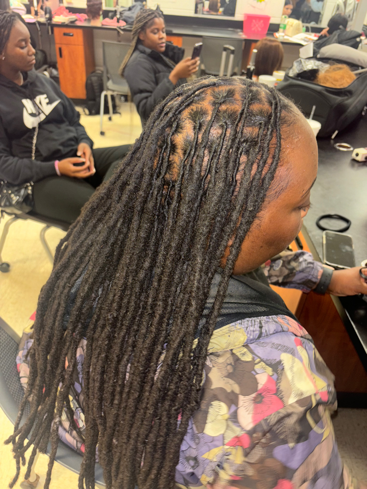 Loc Rewist Medium Length Hair