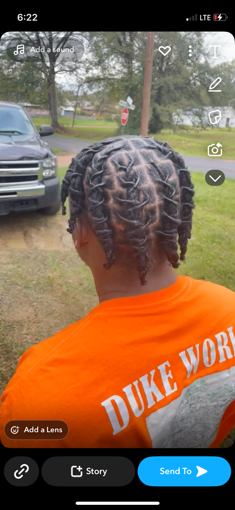 Retwist with simple style