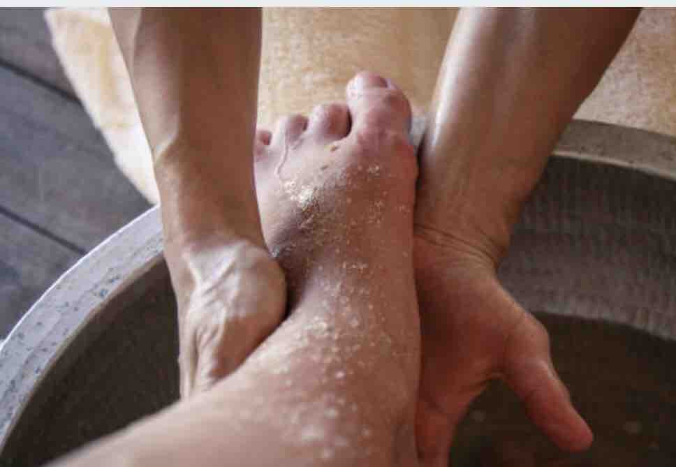 Foot Salt Scrub - Without Pedi