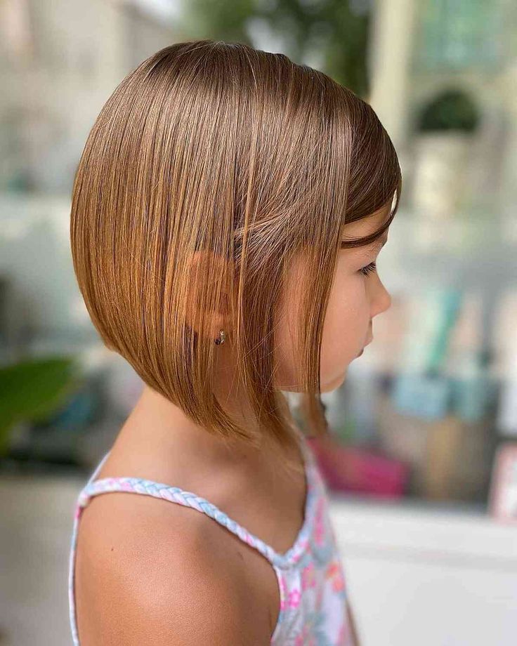 Little girls haircut and blow dry