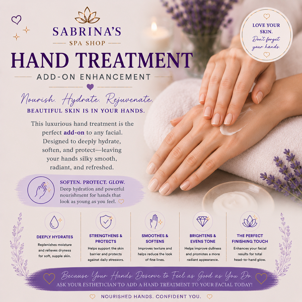 Hand Treatment at Sabrina’s Spa Shop in Spring Hill, FL