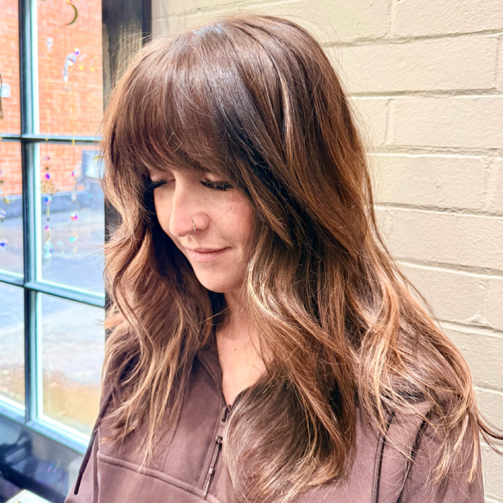 Balayage & Cut at Styled Salon & Boutique in Mentor, OH