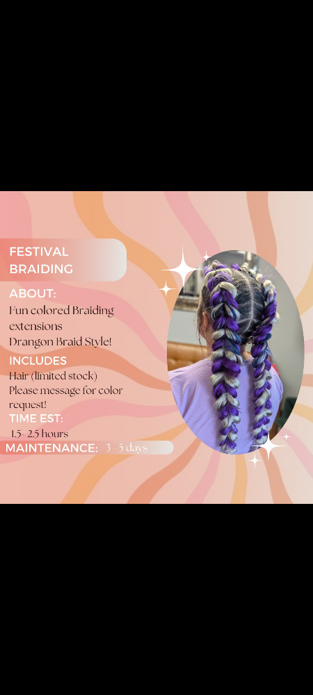 Dragon Festival Braids 🧡