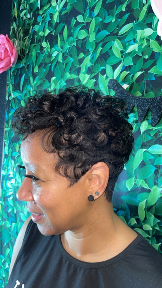 Relaxer Short Hair /Cut