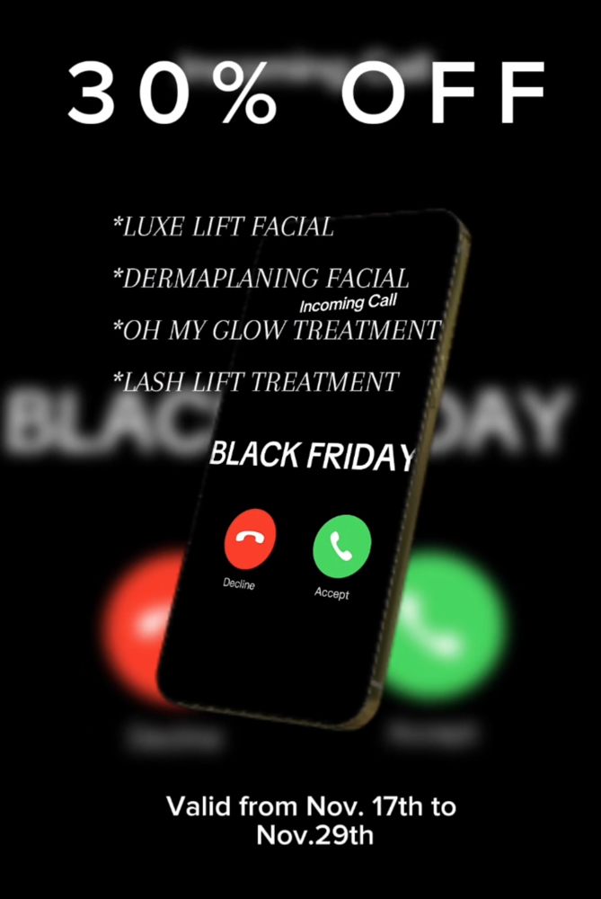 ONLY VALID FROM NOV.24th TO DEC.1st