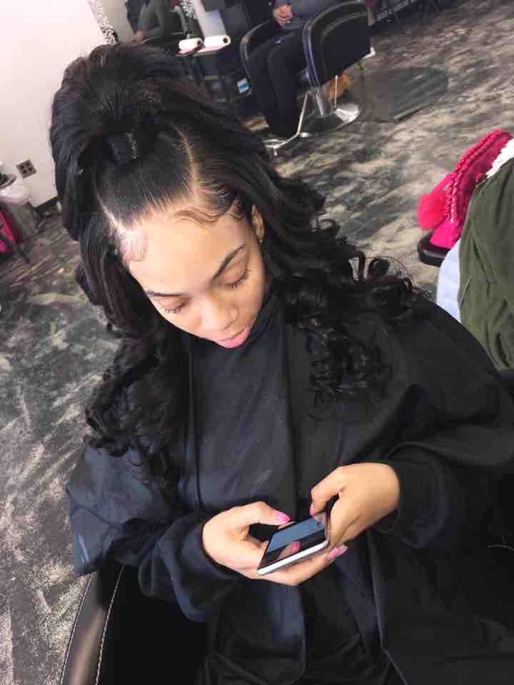 MidHalf Up/ Half Down Quickweave
