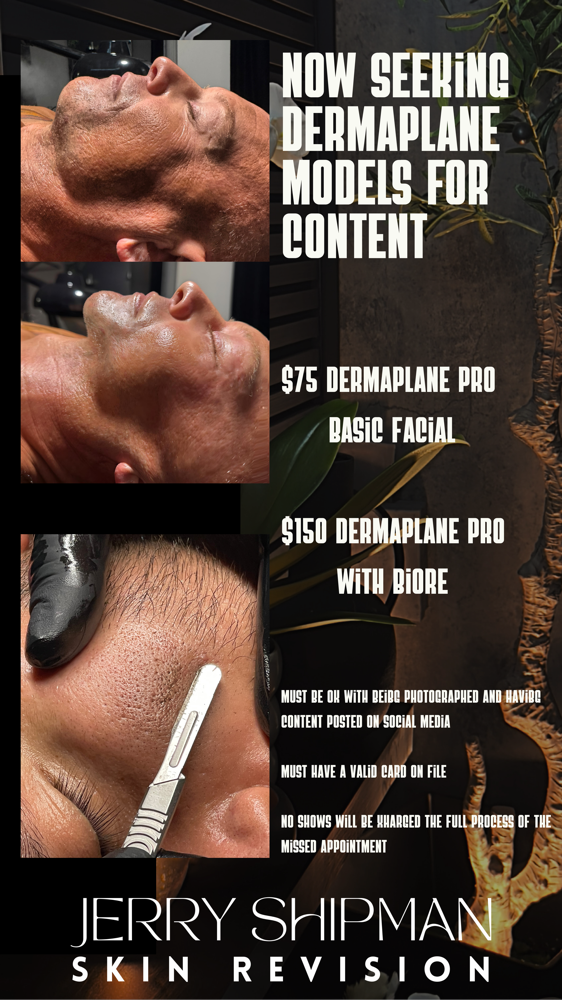 Model Dermaplane Pro Basic Facial