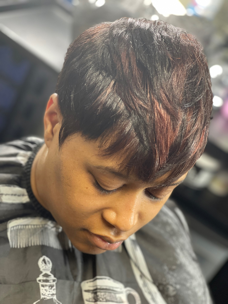 Relaxer, Cut, & Demi Color