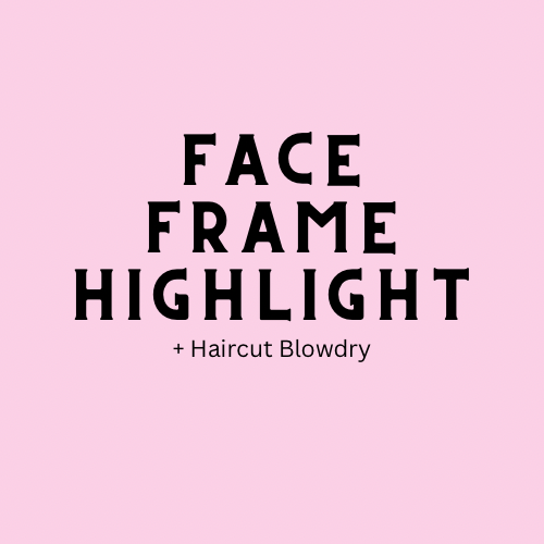Face Frame Highlight +Cut & Blowdry