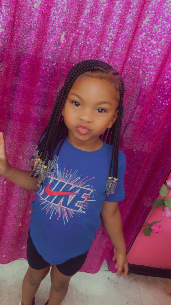 Kid Braids w/ Weave 💕