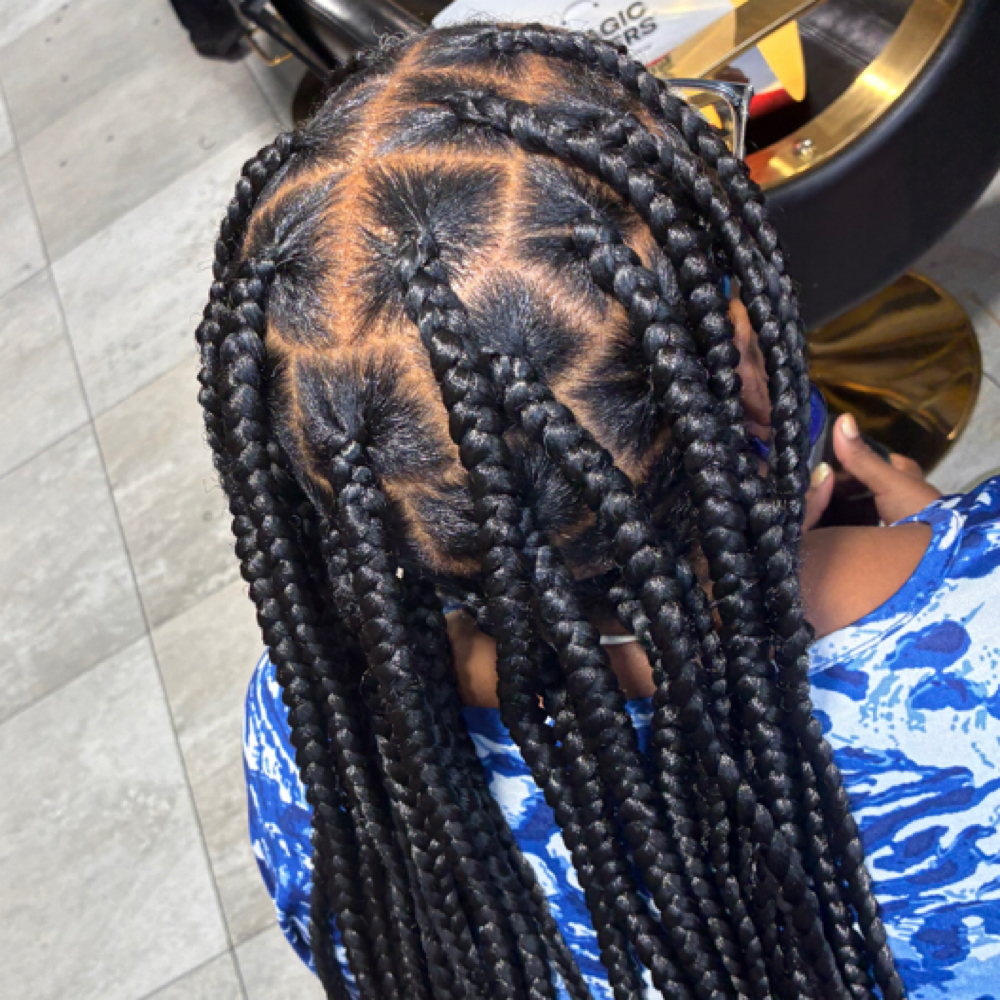 Knot less Box Braids at Naturally twisted in Danbury, CT