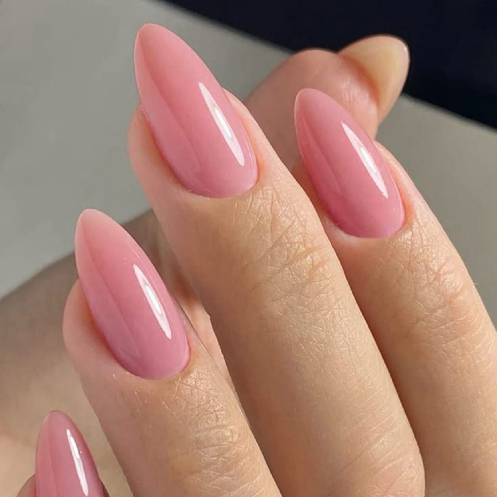 Full Set - No art, S/M length at K.M. Beauty Studio in Polson, MT