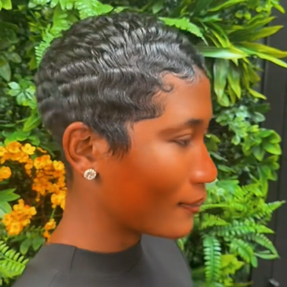 Wrap&Curl (Bleu) at UrHairQueen Salon & Studio in Upper Marlboro, MD
