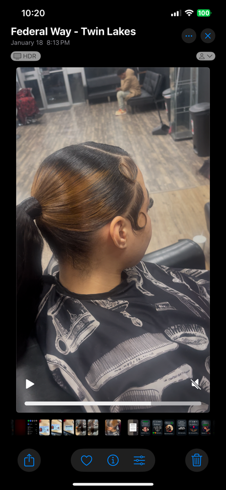 Ponytail at Yourfavorite hairbraider in Spanaway, WA