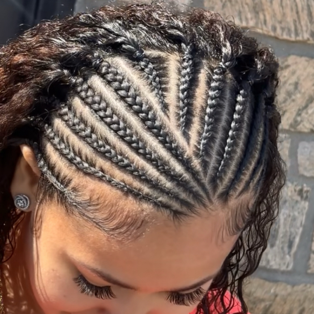 Natural Cornrows (Half Head) at Rahslaysthisway in Fishkill, NY