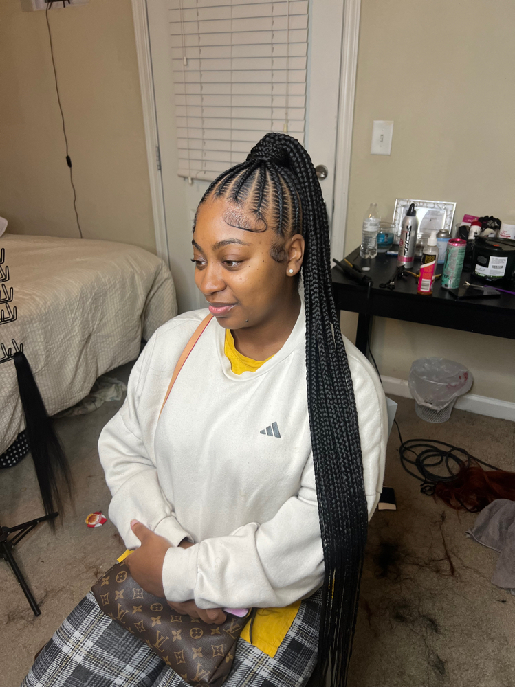 Stitched Ponytail at Hair By Kenny 🦋 in Brentwood, TN
