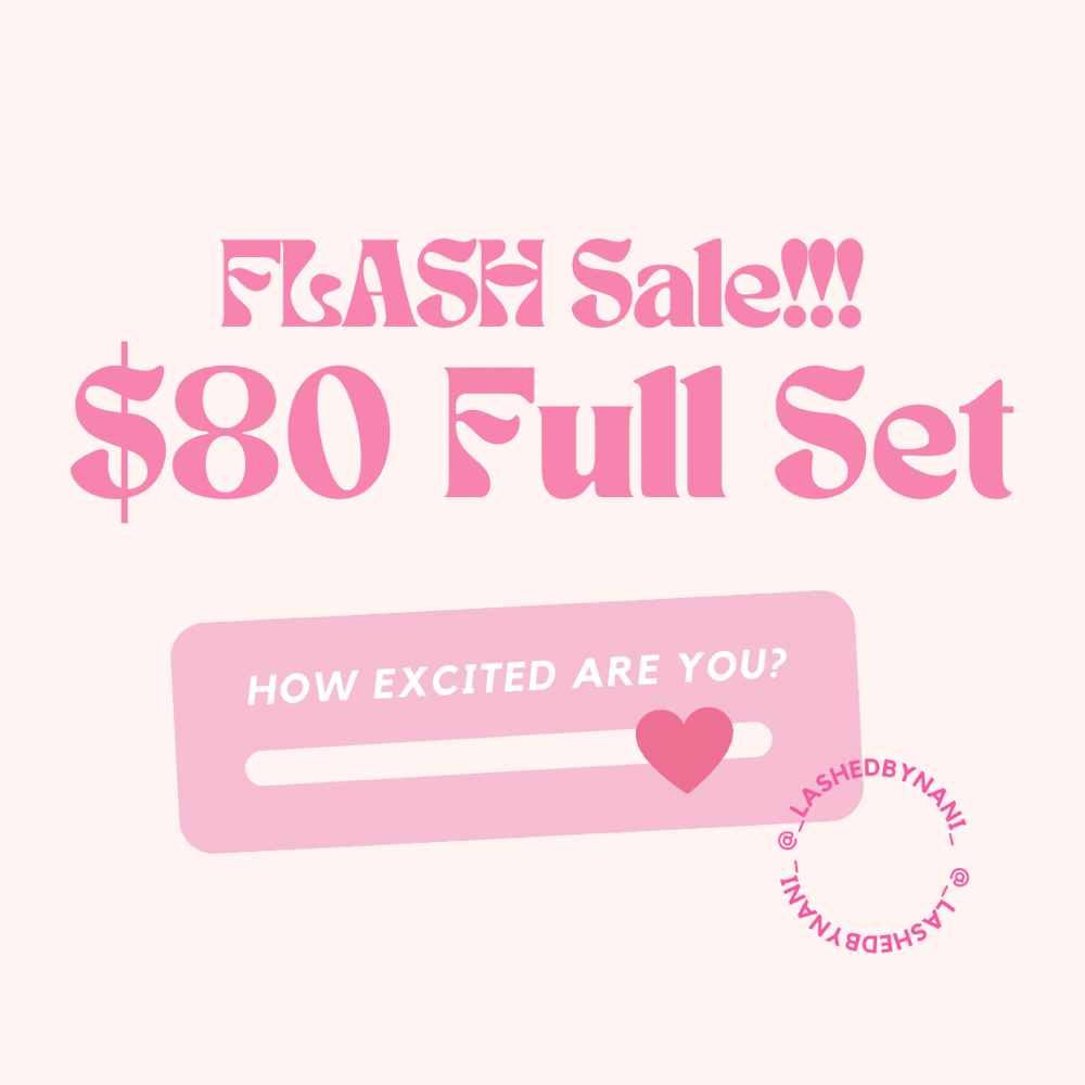 Flash sale $80 Full set
