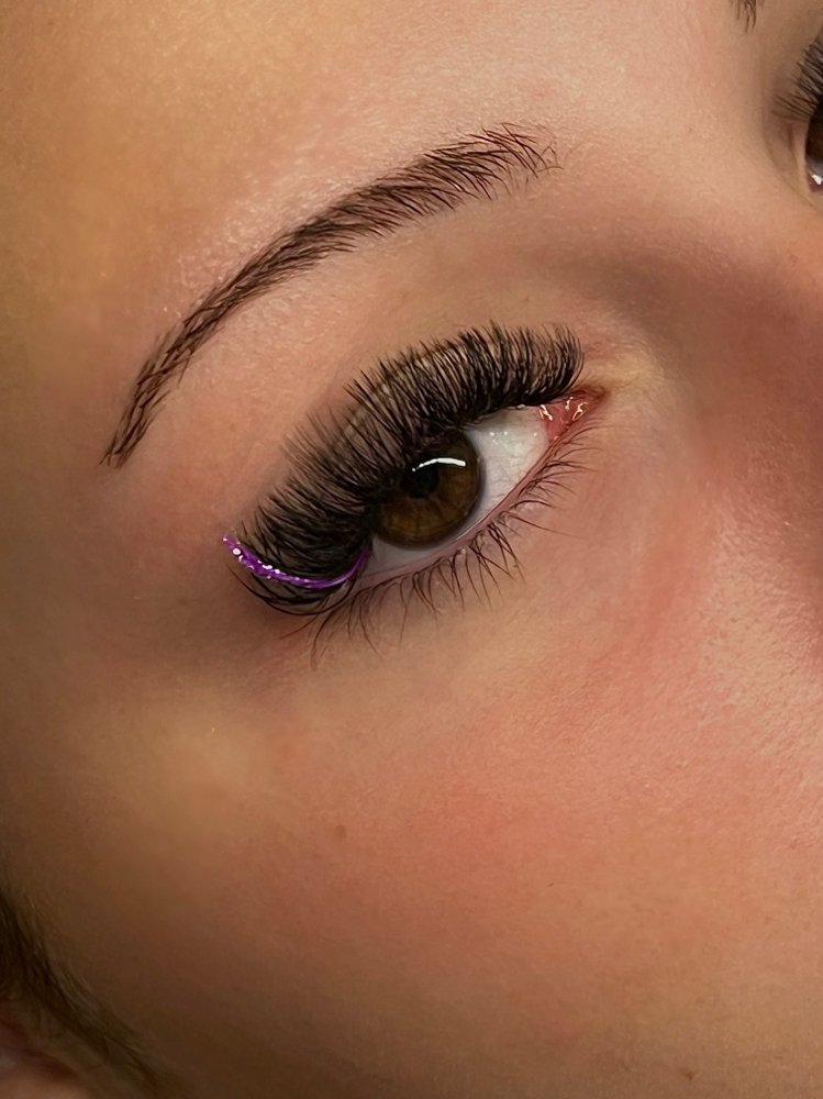 glitter lashes at KK Beauty Kouture in North Babylon, NY