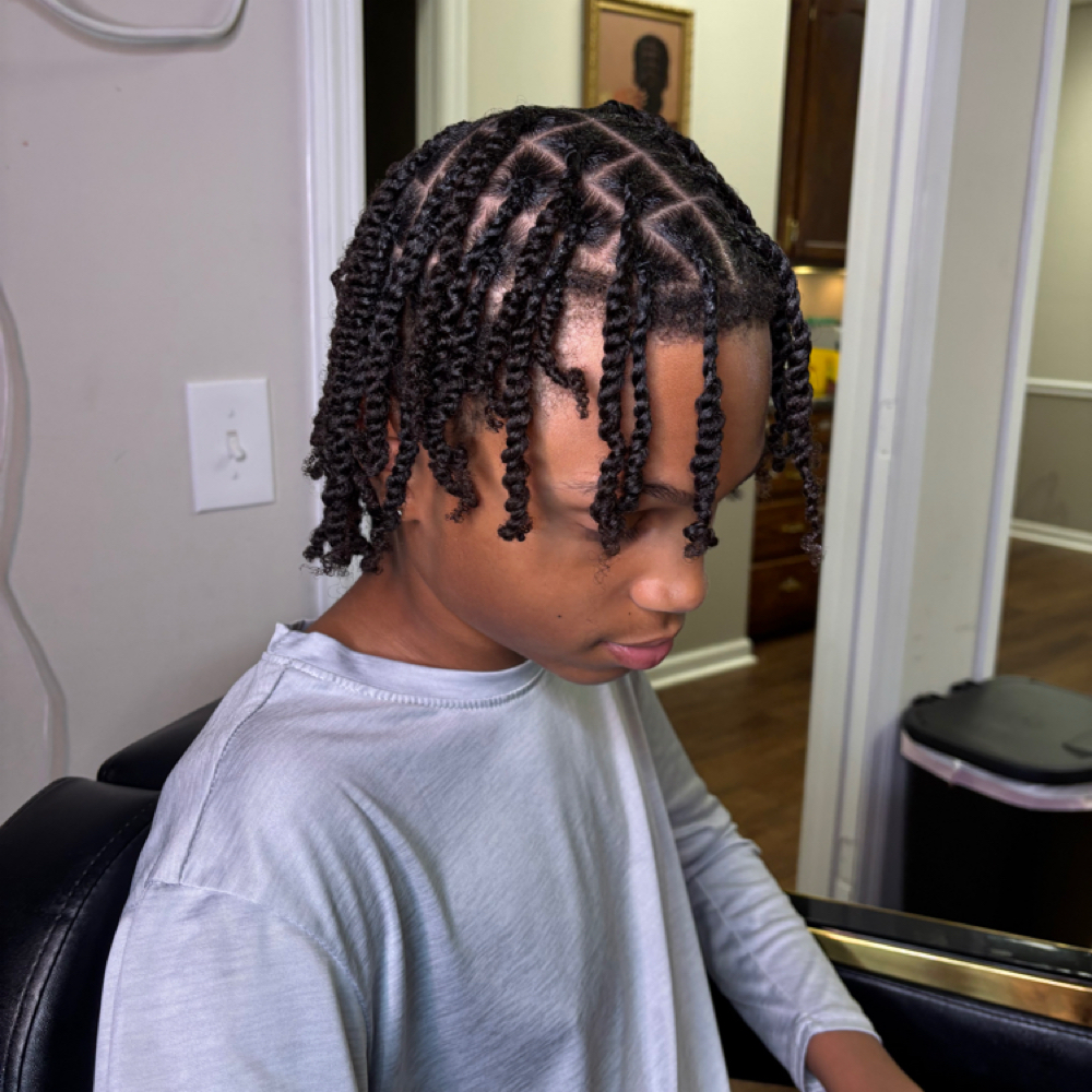 Royal Kids Two Strand Twist at KshareeKrowns in murfreesboro, TN