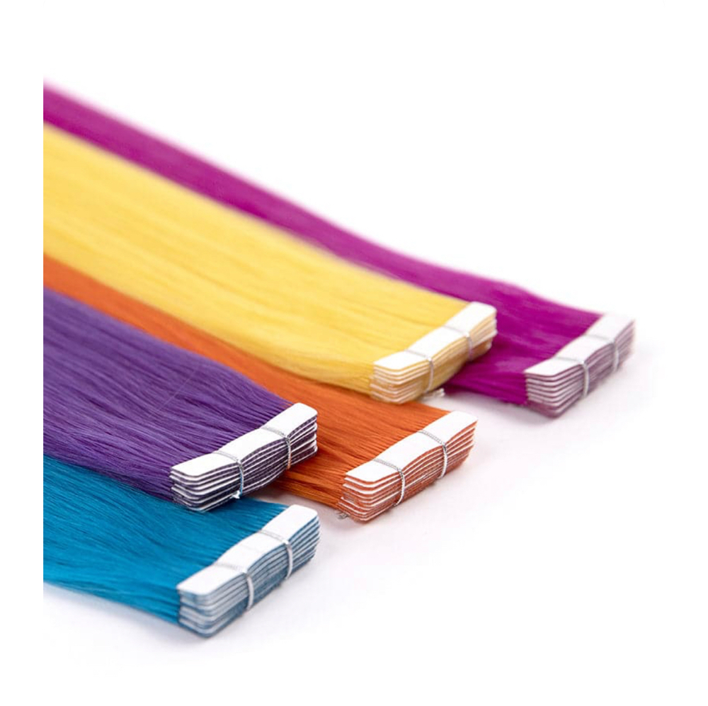 Custom Color Block Tape In Extensio