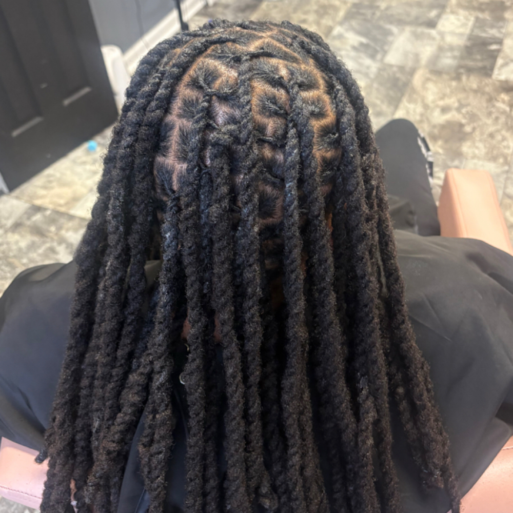 Loc Retwist & Style at DollFxce Beauty in Greensboro, NC