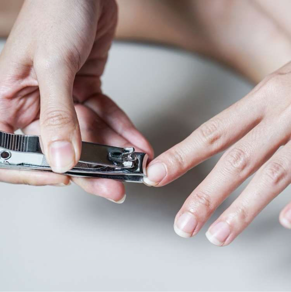 Nail trimming at sexynailsbylexii in Windsor Locks, CT