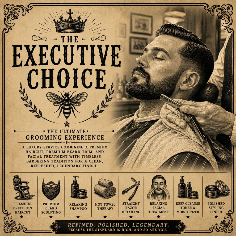 The Executive Choice at lily flagg barbershop in Huntsville, AL