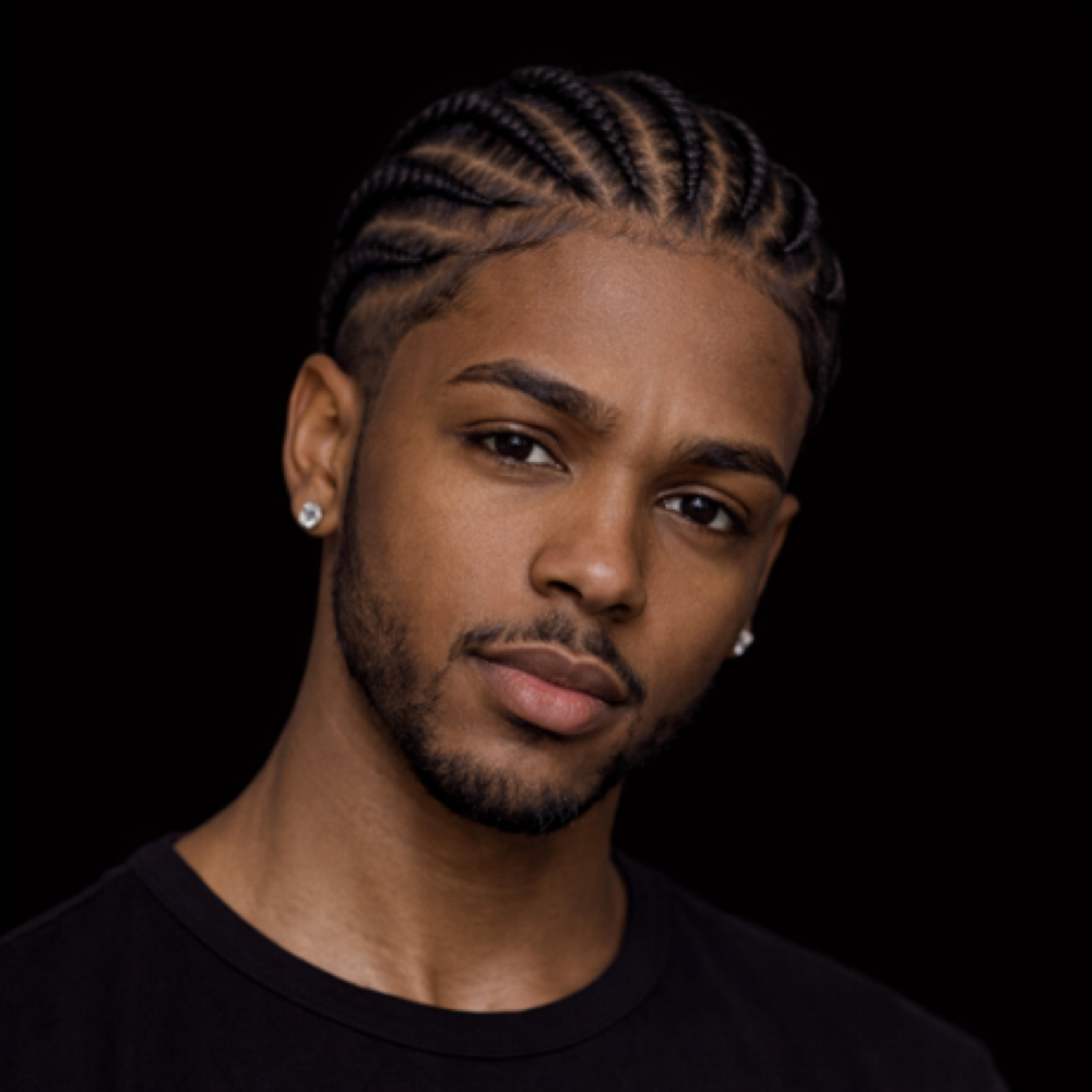 Men's Braided Styles at Enchanted Essence Beauty Salon & Hair Restoration Center in Reno, NV