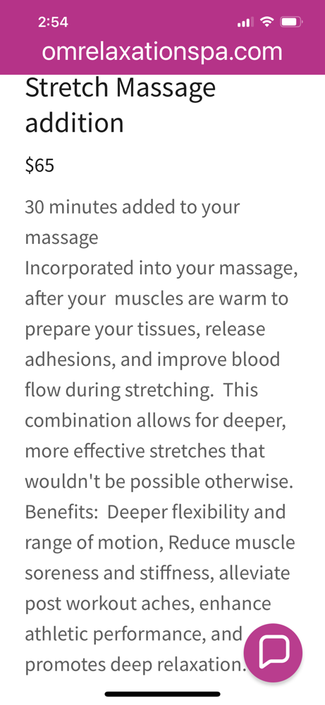 Stretch Massage 30
